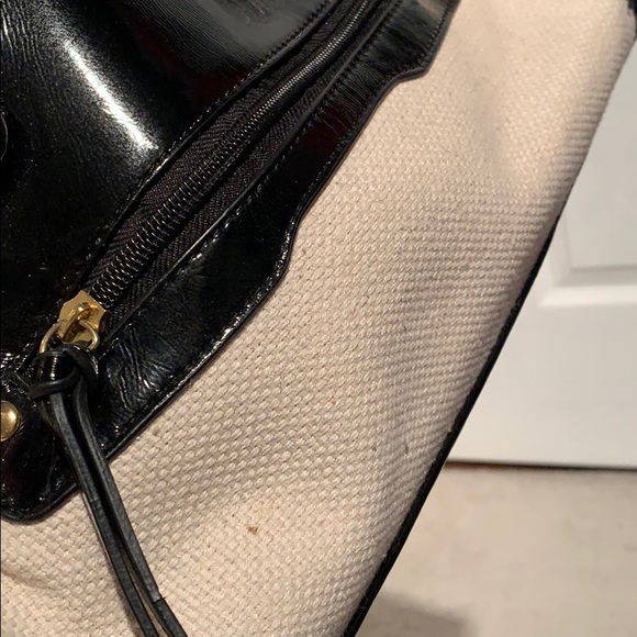 Black and cream handbag - Picture 8 of 8